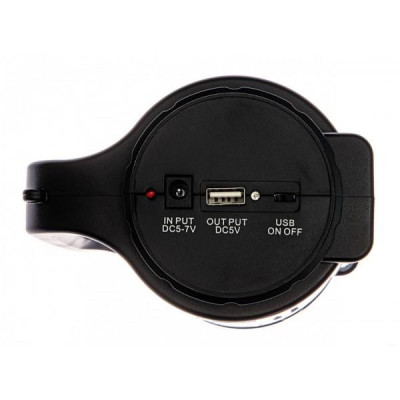 Фонарь ручной аккумуляторный Yajia YJ-2895U 5W+20SMD 2700 mAh Black-Red