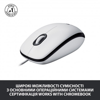 Миша Logitech Mouse M100 White (910-006764) Миша Logitech Mouse M100 White (910-006764)