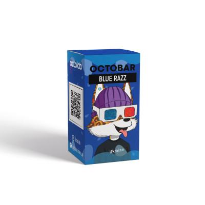 Набор для самозамеса солевой Octobar NFT Blue Razz 10 мл 0-50 мг Малина, лимонад лед (12422-hbr) Набор для самозамеса солевой Octobar NFT Blue Razz 10 мл 0-50 мг Малина, лимонад лед (12422-hbr)