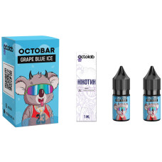 Набор для самозамеса солевой Octobar NFT Grape Blue Ice 10 мл 0-50 мг Виноград, черника лед (12424-hbr)