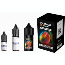 Набор заправки для самозамеса солевой Octobar Strong Mango Citrus 30 мл 50 мг Манго Мандарин (11611-hbr)