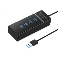 Разветвитель USB HUB 3.0 на 4 порта 30 см Черный