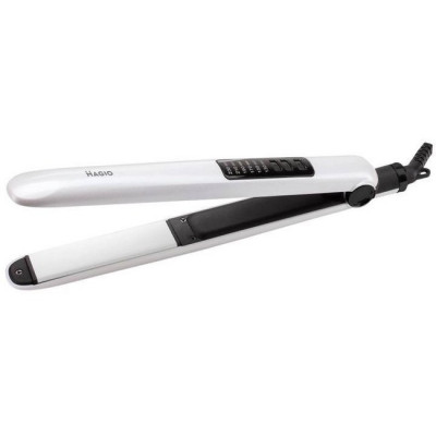 Випрямляч стайлер для волосся MAGIO МG-586 з дисплеєм White