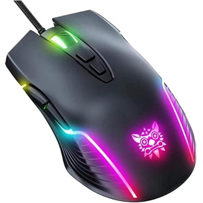 Дротова миша ігрова ONIKUMA Gaming CW905 з підсвіткою RGB Black