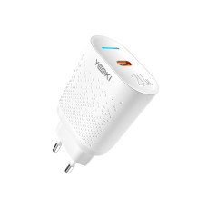 Зарядное устройство Yoki Led Series YK-20PD 20W Auto-ID QC3.0 AFC FCP 18W Max DC 5V⎓3A 9V⎓2.22A 12V⎓1.67A White