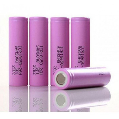 Аккумулятор Samsung ICR18650-26H 2600 mAh (оригинал) Аккумулятор Samsung ICR18650-26H 2600 mAh (оригинал)