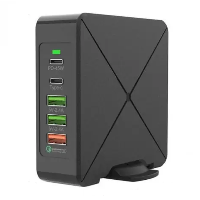 Зарядное устройство No Brand PowerStation PD-75W Черный (1215128213)