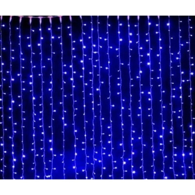 Гирлянда штора FMA Водопад 240-B 3D led 3х2 м Синий (1308651393) Гирлянда штора FMA Водопад 240-B 3D led 3х2 м Синий (1308651393)