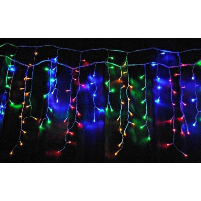 Гірлянда вулична FMA Бахрома 5 м 120 Led Мультиколір (1310370945)