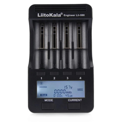 Заряднoe устройство LiitoKala Lii-500 4 канала Черный (1479793399)