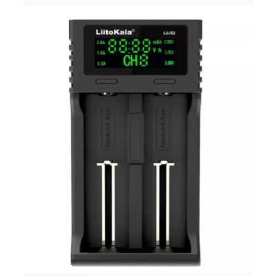 Заряднoe устройство LiitoKala lii-S2 2 канала Черный (1480373725)