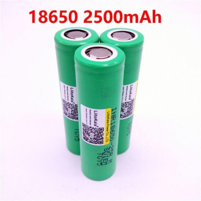 Аккумулятор LiitoKala 18650 Samsung 25R 2500мАч 20А Зеленый (1491735914) Аккумулятор LiitoKala 18650 Samsung 25R 2500мАч 20А Зеленый (1491735914)