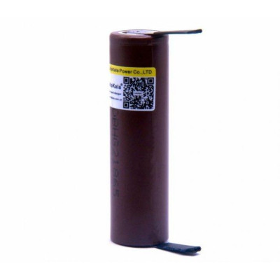 Аккумулятор под пайку LG HG2 18650 3000mAh 3.7V 20А Аккумулятор под пайку LG HG2 18650 3000mAh 3.7V 20А