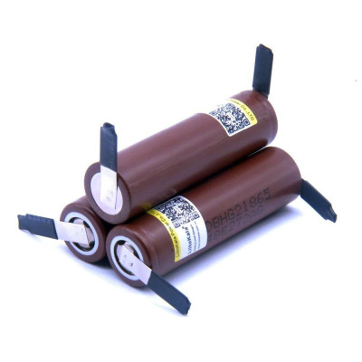 Аккумулятор под пайку LG HG2 18650 3000mAh 3.7V 20А Аккумулятор под пайку LG HG2 18650 3000mAh 3.7V 20А