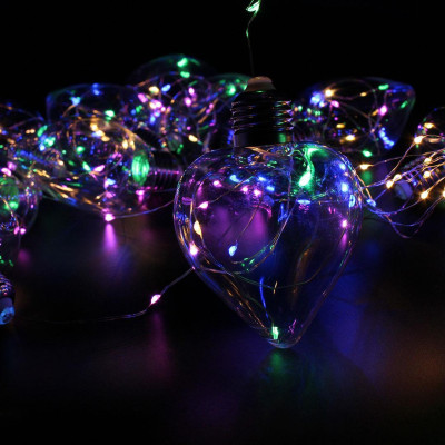 Гирлянда штора лампочки FMA Сердце 3х1.5 м 150 LED Мультицвет (1500784734) Гирлянда штора лампочки FMA Сердце 3х1.5 м 150 LED Мультицвет (1500784734)