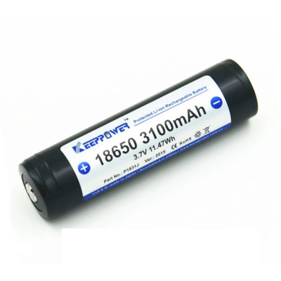 Акумулятор Keeppower Li-ion 18650 3100mAh з захистом