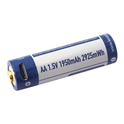 Аккумулятор Keeppower AA 14500 1,5В 1950 mAh micro USB Сине-белый (1595859851)