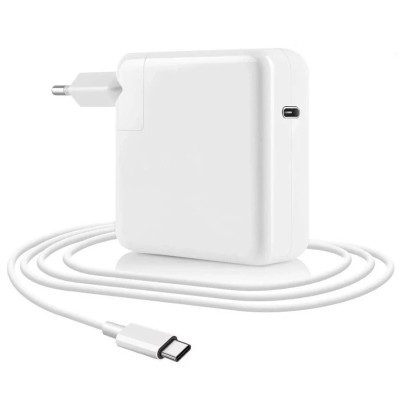 Зарядний пристрій для ноутбука No Brand USB Type-C 96W Білий (1829247029)