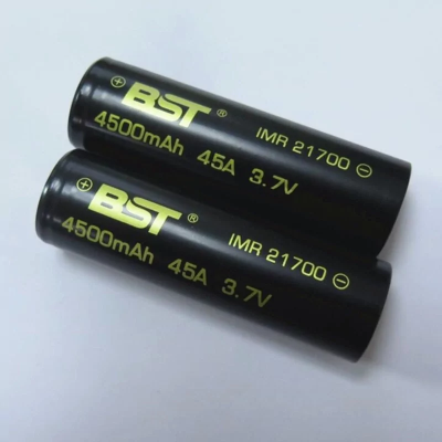 Акумулятор 21700 45A BST 3.7 V 4500 mah BST Чорний Акумулятор 21700 45A BST 3.7 V 4500 mah BST Чорний