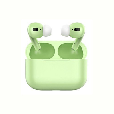 Наушники беспроводные TWS Airpod 3 с боксом для зарядки Green (au208-hbr)