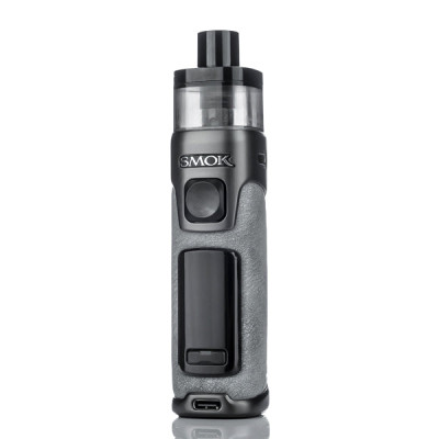 Под-система солевая электронная сигарета SMOK RPM 5 80W Pod Kit 2000mAh 6.5ml Grey Leather (10344-hbr)
