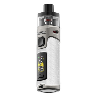 Под-система солевая электронная сигарета SMOK RPM 5 80W Pod Kit 2000mAh 6.5ml White (10342-hbr)