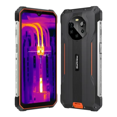 Защищенный смартфон Blackview BL8800 Pro 8/128GB 5G Аккумулятор 8 380мАч Orange