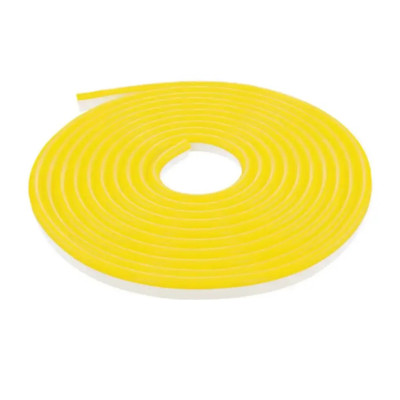 Силіконова стрічка NEON 5 метрів 12V-220V LED 0764 Yellow