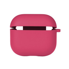 Чехол с микрофиброю Silicone Case Airpods 3 Shiny pink