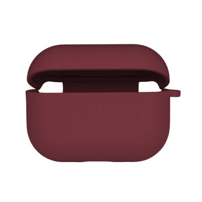 Чехол с микрофиброю Silicone Case Airpods Pro 2 Rose red