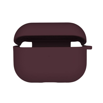 Чехол с микрофиброю Silicone Case Airpods Pro Maroon