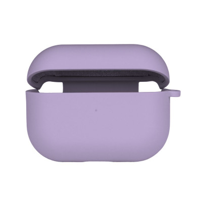 Чехол с микрофиброю Silicone Case Airpods Pro Elegant purple