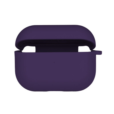 Чехол с микрофиброю Silicone Case Airpods Pro Purple