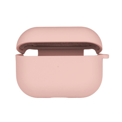 Чехол с микрофиброю Silicone Case Airpods Pro Pink