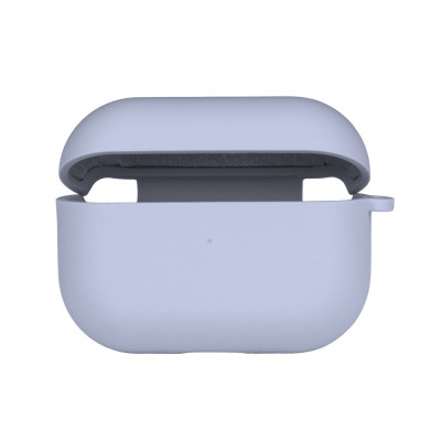 Чехол с микрофиброю Silicone Case Airpods Pro Lilac