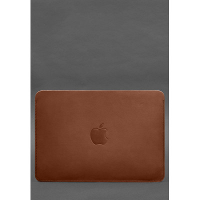 Кожаный чехол для MacBook Air 15-inch (2023) Светло-коричневый BlankNote