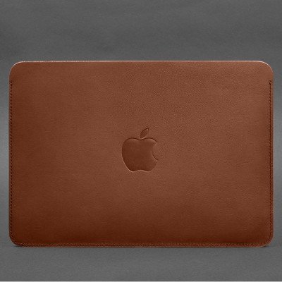 Кожаный чехол для MacBook Air 15-inch (2023) Светло-коричневый BlankNote Кожаный чехол для MacBook Air 15-inch (2023) Светло-коричневый BlankNote