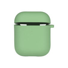 Чехол с микрофиброю Silicone Case Airpods 1 / Airpods 2 Spearmint