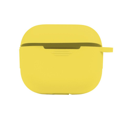 Чехол с карабином Silicone Case Airpods 3 Canary yellow