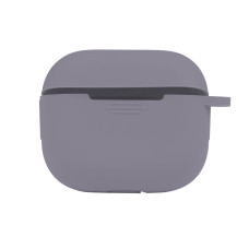 Чехол с карабином Silicone Case Airpods 3 Lavender grey