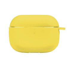 Чехол с карабином Silicone Case Airpods Pro Canary yellow
