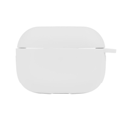 Чехол с карабином Silicone Case Airpods Pro White