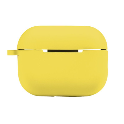 Чехол с карабином Silicone Case Airpods Pro 2 Canary yellow