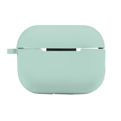 Чехол с карабином Silicone Case Airpods Pro 2 Sea blue