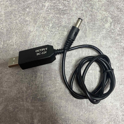 Кабель підвищення напруги BASEUS 12 V для WI-Fi роутера від повербанка USB DC Кабель підвищення напруги BASEUS 12 V для WI-Fi роутера від повербанка USB DC