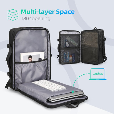 Дорожный рюкзак для ноутбука Mark Ryden MR8057Y 48 х 30 х 15 cm Черный Дорожный рюкзак для ноутбука Mark Ryden MR8057Y 48 х 30 х 15 cm Черный