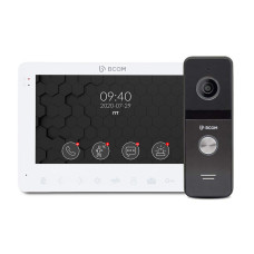 Комплект відеодомофона BCOM BD-780FHD White (10813)