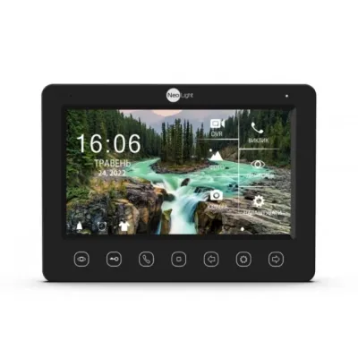 Видеодомофон NeoLigh KAPPA + HD WF Black
