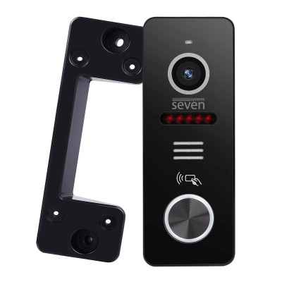 Вызывная панель домофона со встроенным считывателем карт EM-Marin Seven Systems CP-7502F RFID Black Вызывная панель домофона со встроенным считывателем карт EM-Marin Seven Systems CP-7502F RFID Black