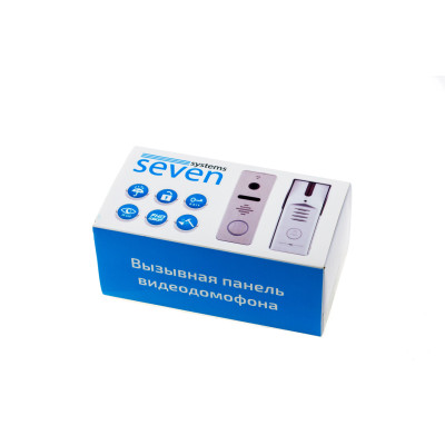 Вызывная панель домофона со встроенным считывателем карт EM-Marin Seven Systems CP-7502F RFID Black Вызывная панель домофона со встроенным считывателем карт EM-Marin Seven Systems CP-7502F RFID Black